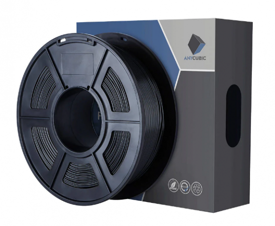 Фото 2 - PLA пластик Чорний для 3d принтера (філамент) 1,75 мм