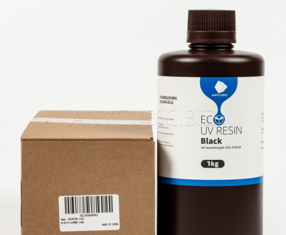 Фото 3 - Чорна Еко Рослинна Фотополімерна смола Anycubic Eco Black 1 кг