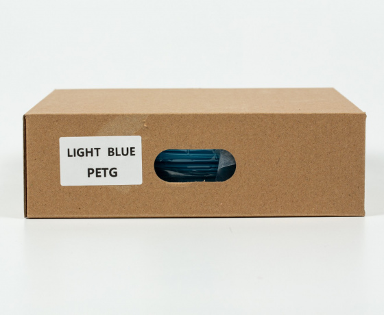 Фото 2 - PETG філамент (пластик) для 3D принтера Блакитний 1кг, 1.75мм, 330м