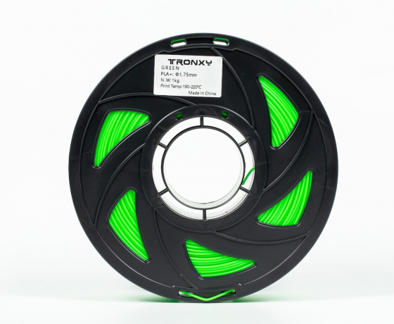 Фото 8 - Зелений PLA пластик Tronxy для 3D принтера 340m | 1 кг | 1,75 мм