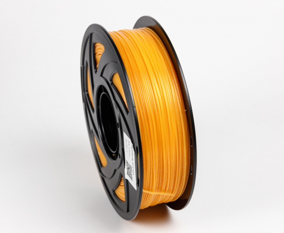 Фото 2 - PLA Twinkling пластик Помаранчевий 1кг | 1.75мм | 330м