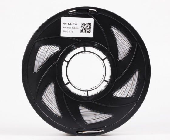 Фото 4 - Золото Срібло Пла Пластик Шовковий | PLA SILK Gold Silver 1кг | 1.75мм | 330м