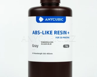 Серая Aбс-образная Фотополимерная смола+ | Anycubic ABS-Like Resin+ grey 1кг
