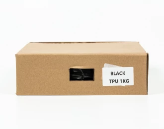 TPU 95A Filament (пластик) для 3D принтера Черный 1кг, 1.75мм